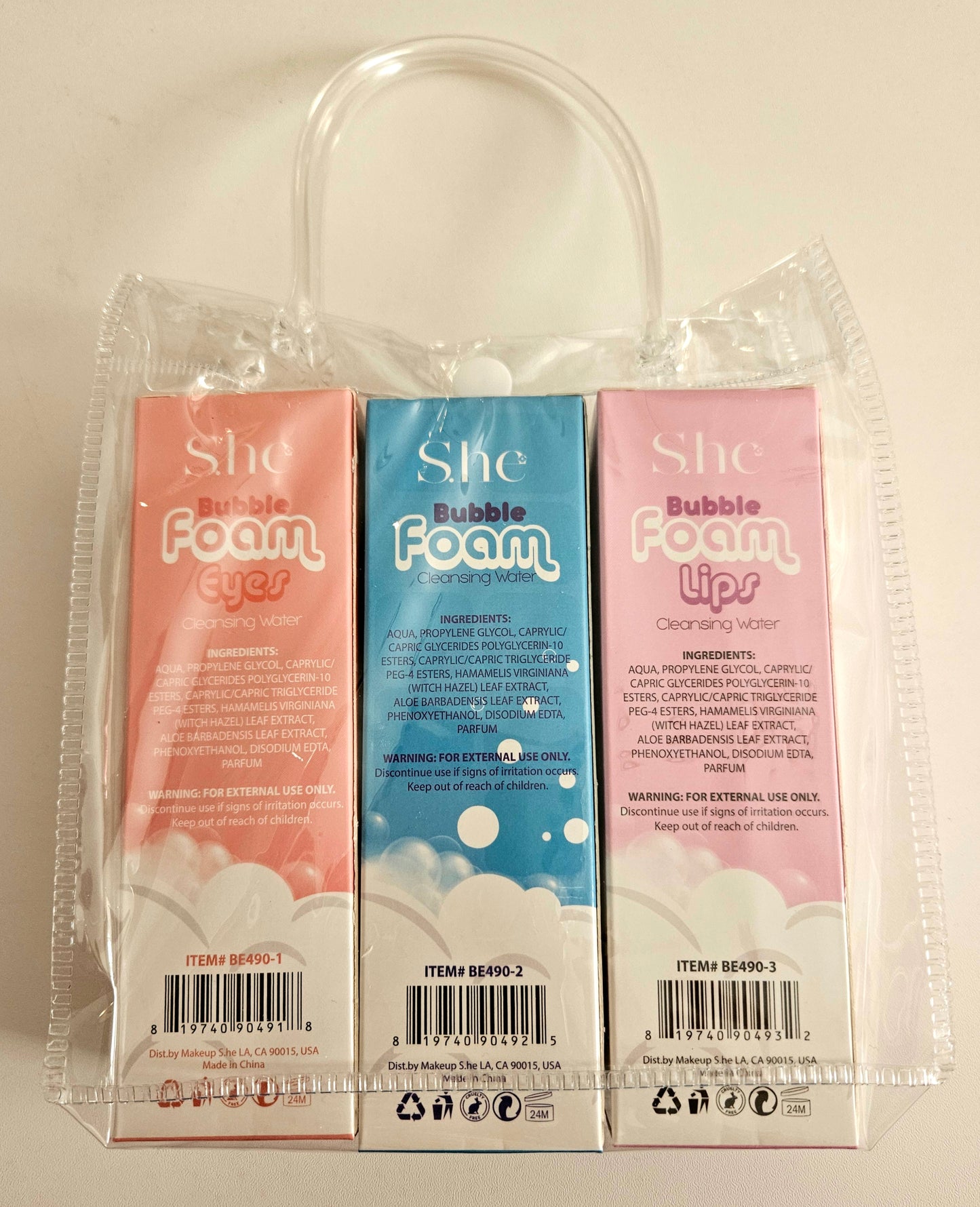 SHE Bubble Foam Cleanser Set