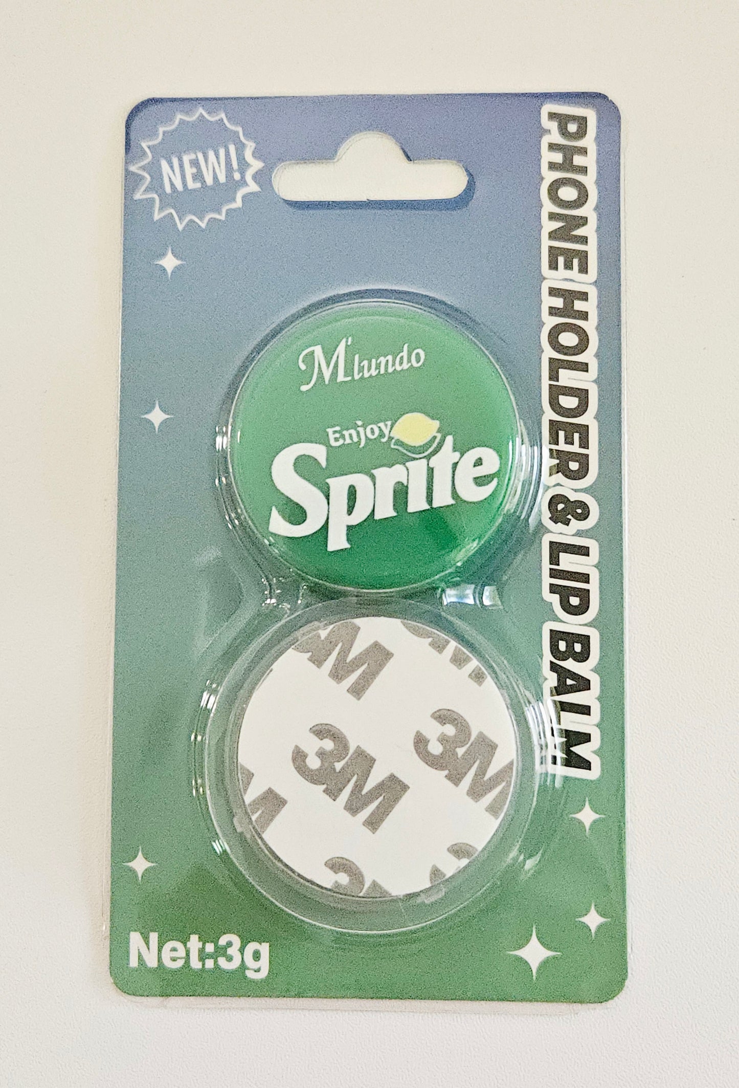 Miundo Phone Holder with Soda Lip Balm