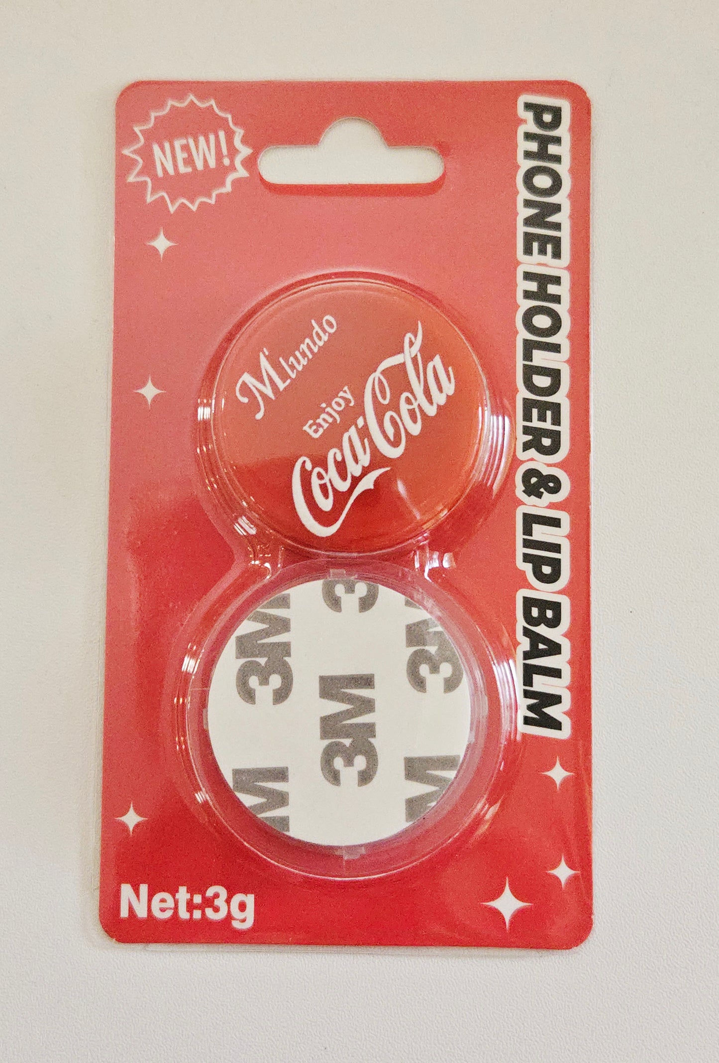Miundo Phone Holder with Soda Lip Balm