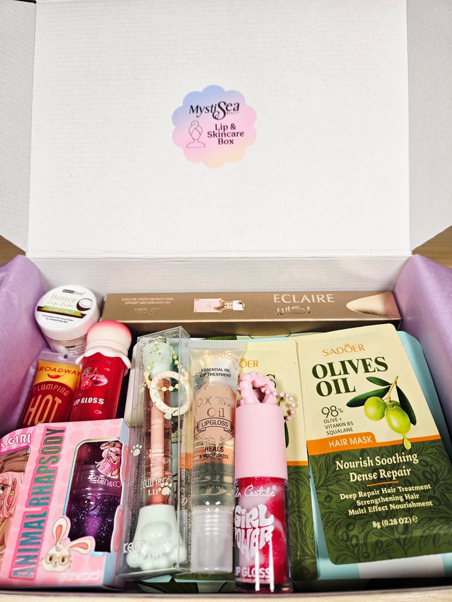 MystiSea Beauty Lip & Skincare Box
