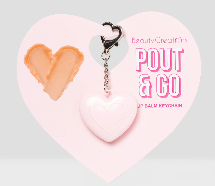 Beauty Creations Pout & Go Lip Balm Keychain