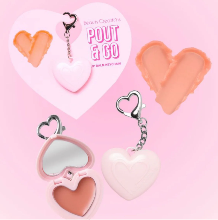 Beauty Creations Pout & Go Lip Balm Keychain