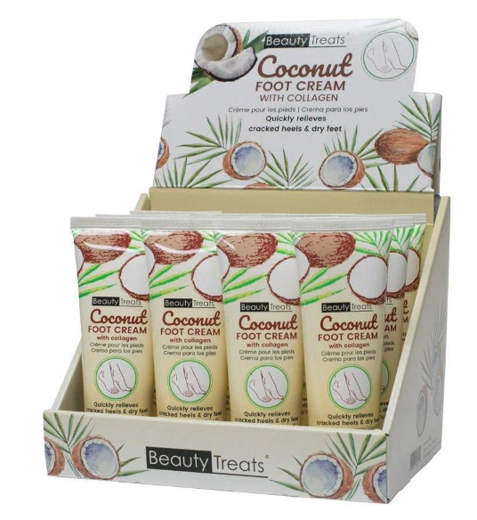 Beauty Treats Coconut Foot Cream with Collagen