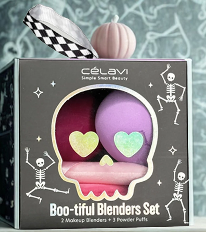 Celavi Halloween Boo-tiful Blender & Puff Set