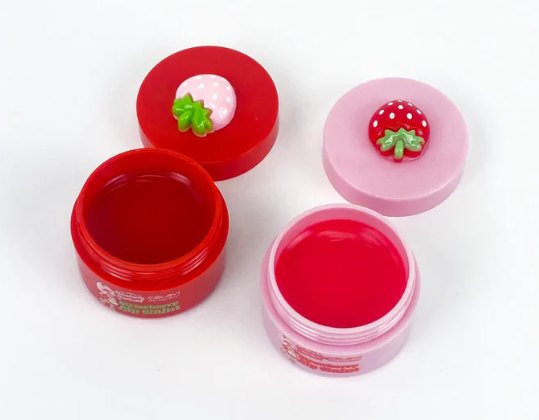 Celavi Strawberry Shortcake Lip Balm Set