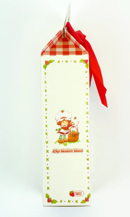 Celavi Strawberry Shortcake Lip Balm Set