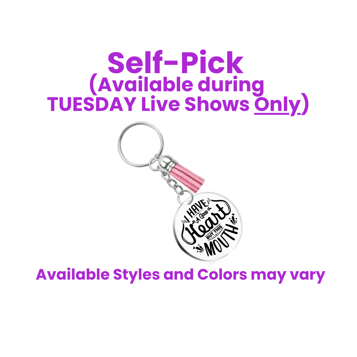 Stylish Tassel Keychains (Self-Pick or Mystery-Pick)