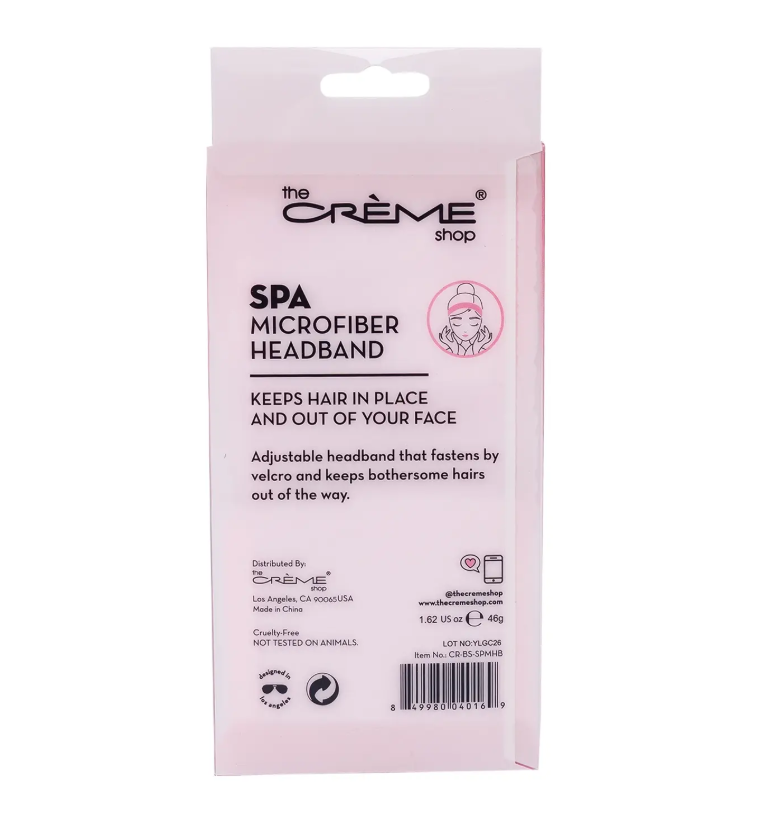 The Creme Shop Spa Microfiber Headband