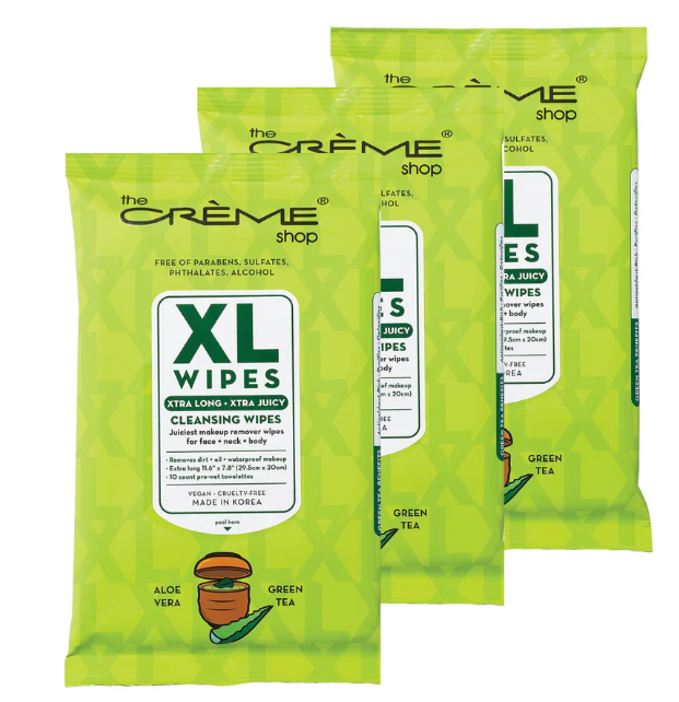 The Creme Shop XL Cleansing Wipes