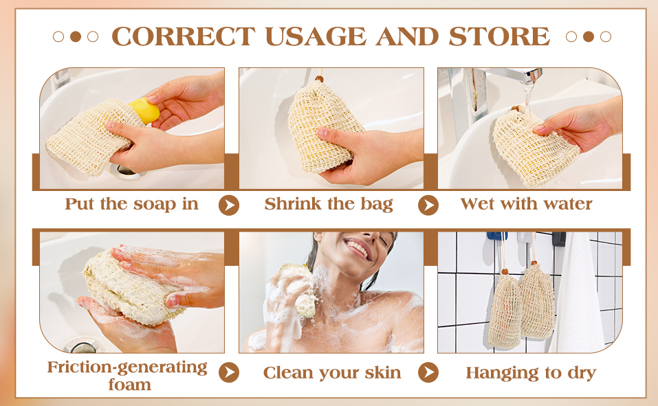 Exfoliating Soap Saver Pouch
