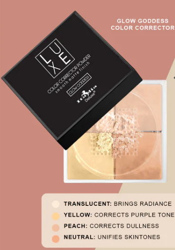 Italia Deluxe-Luxe Color Correcting Powder - Glow Goddess
