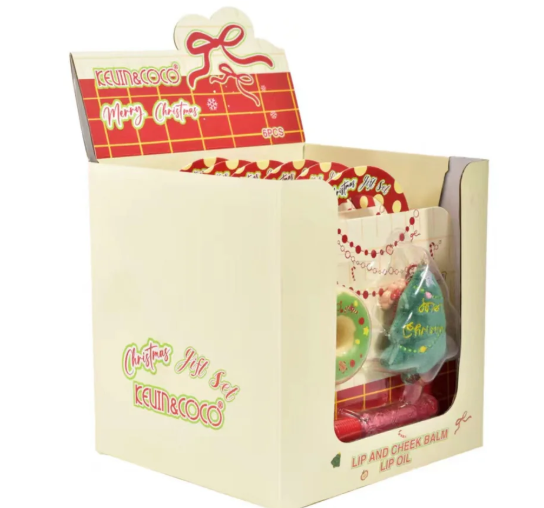 Kevin & Coco Merry and Bright Lipgloss & Blush Balm Set