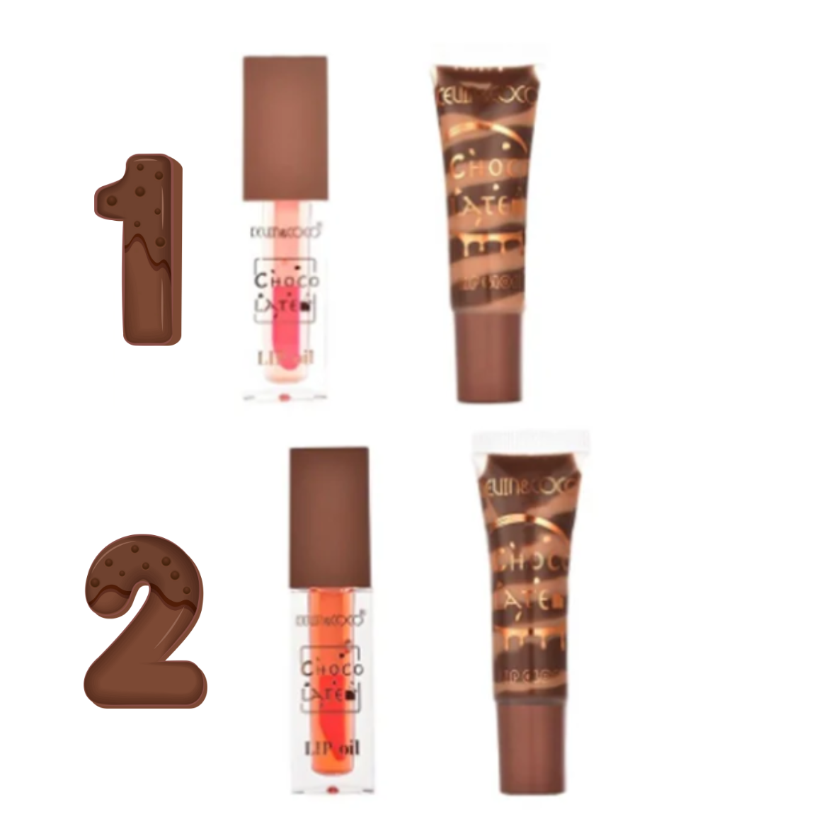 Kevin & Coco Chocolate Lip Duo Set