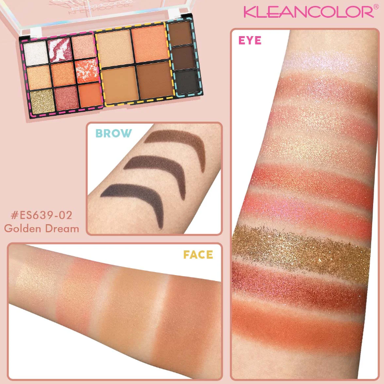 Kleancolor - All In One Face, Eye, Brow Palette