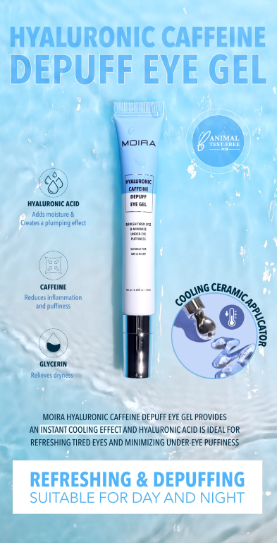 Moira Beauty Hyaluronic Caffeine Depuff Eye Gel