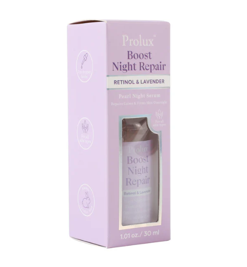 Prolux Boost Night Repair Retinol & Lavender Pearl Night Serum