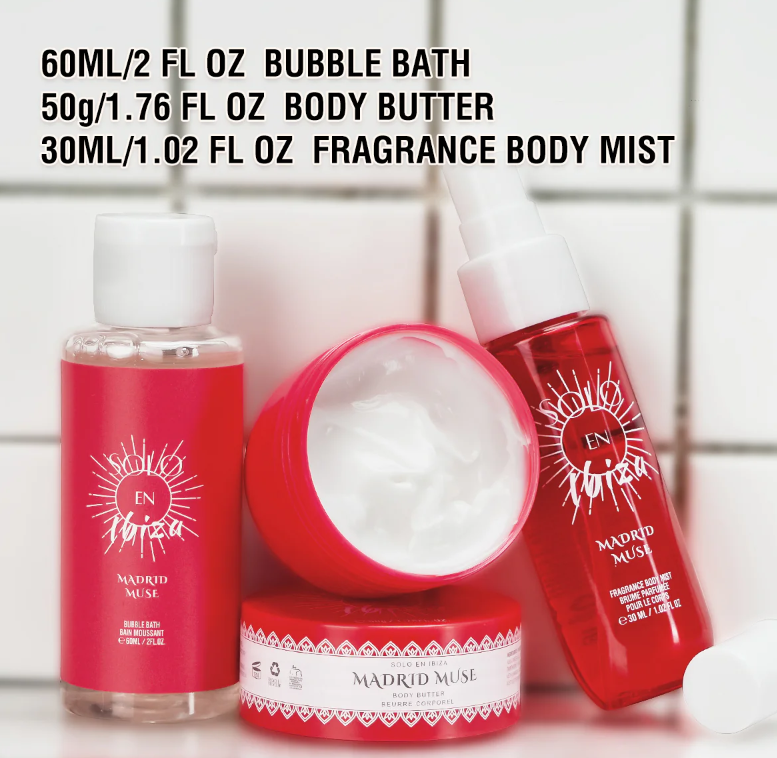 Solo en Ibiza Bath & Body Travel Sets