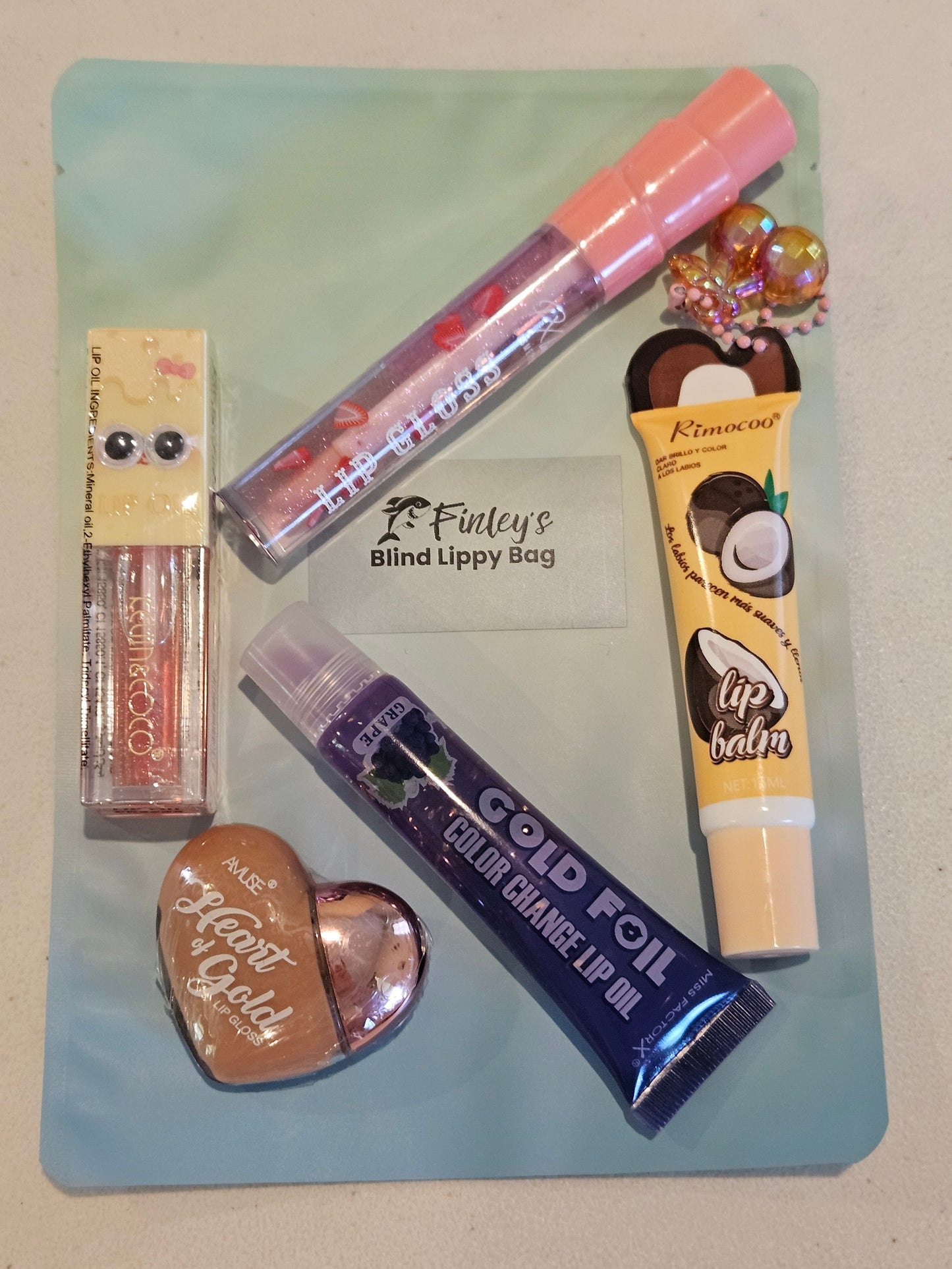 Finley's Blind Lippy Bags (includes Kevin & Coco)