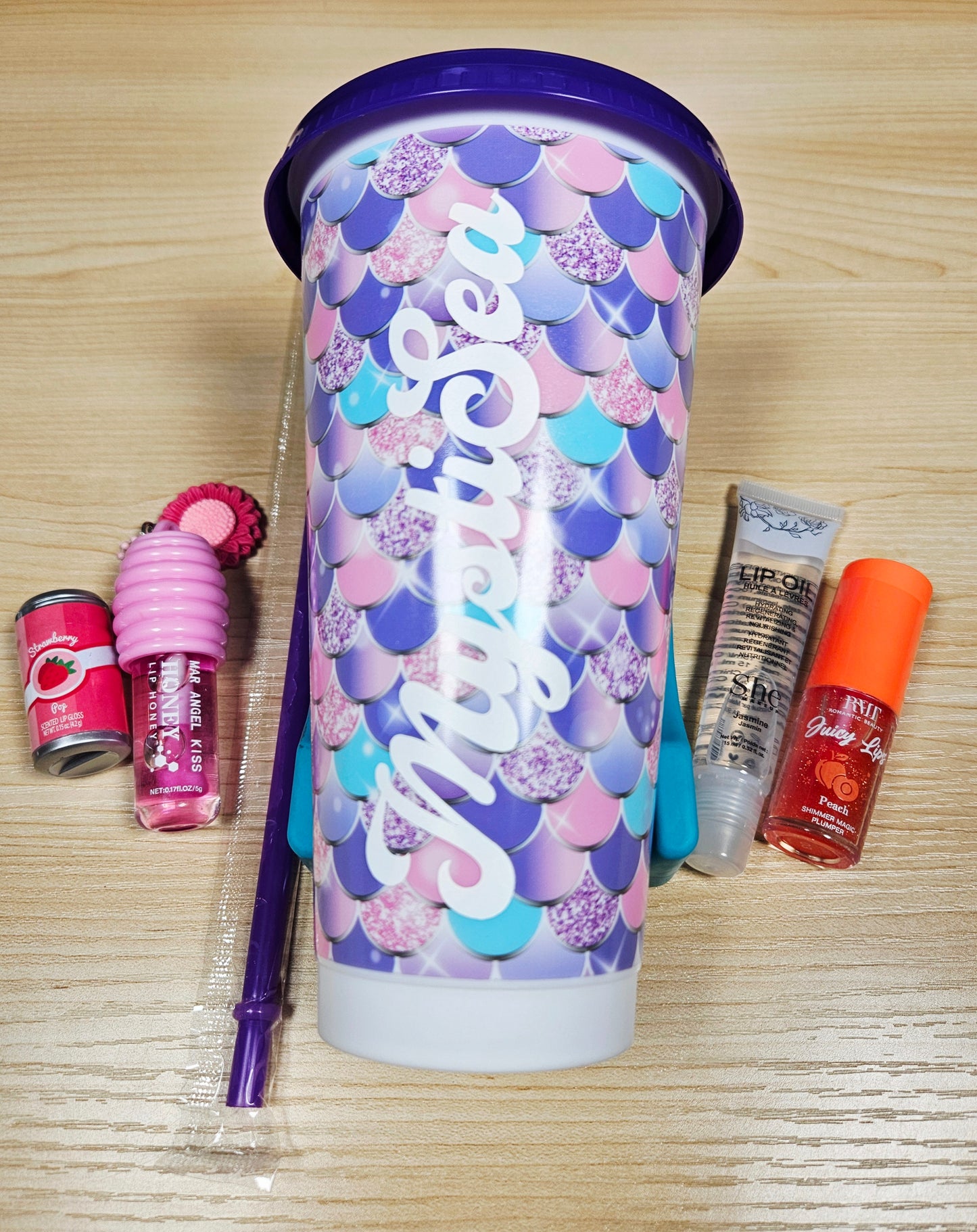 Mermaid Sips & Lips Cup Bundles (Self-Pick)
