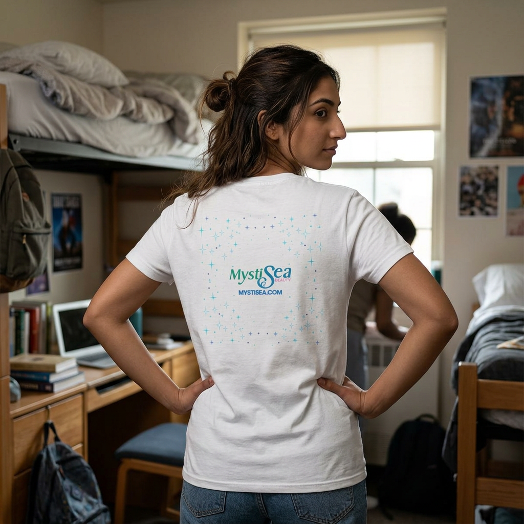 "Woke Up for This" — Classic White Everyday Women's Tee Shirt
