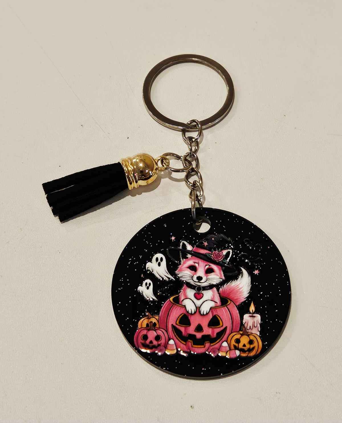 Wickedly Cute Tassel Keychains