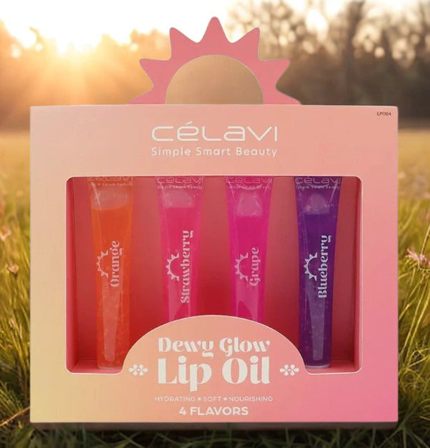 Celavi Dewy Glow Lip Oil Set