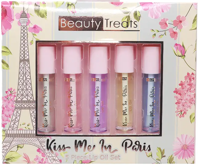 Beauty Treats Kiss Me in Paris Lip Oil Set