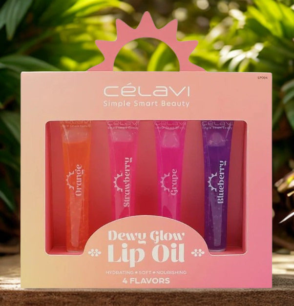 Celavi Dewy Glow Lip Oil Set