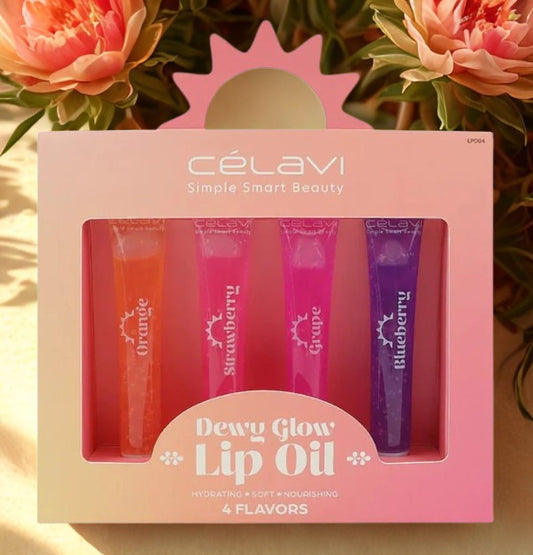 Celavi Dewy Glow Lip Oil Set