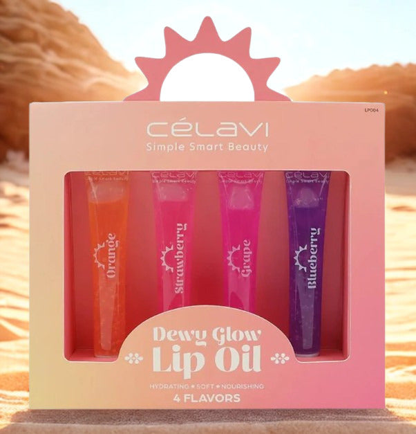 Celavi Dewy Glow Lip Oil Set