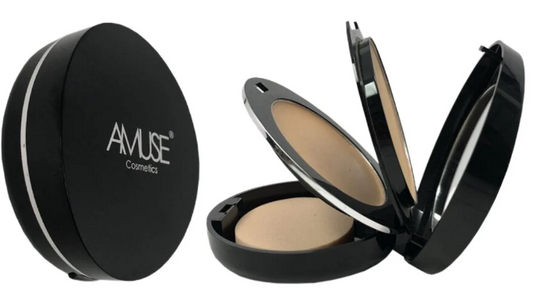 Amuse Cream & Powder Compact (Vanilla, Poppy, Dark Beige, Light Beige)