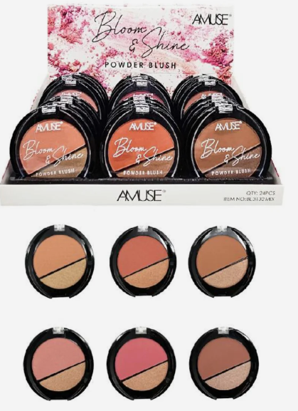 AMUSE Bloom and Shine Powder Blush