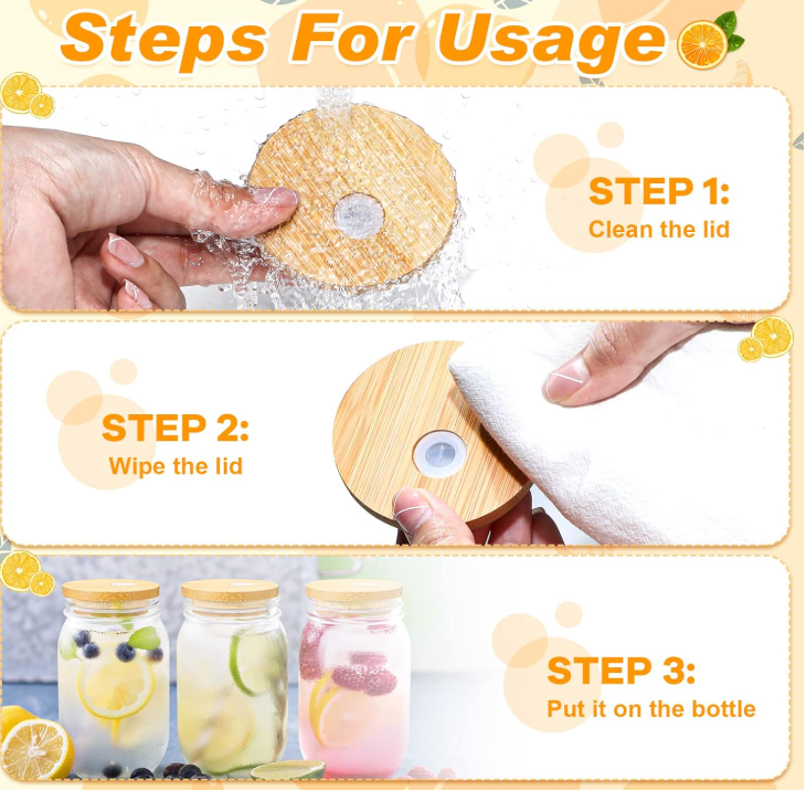 Mason Jar Drinkware Add-On Accessories