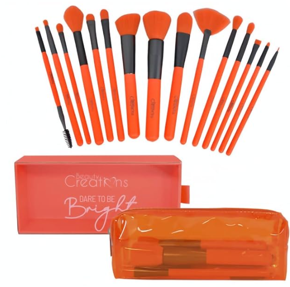 Beauty Creations Dare to be Bright 15pc Brush Set - Bossy