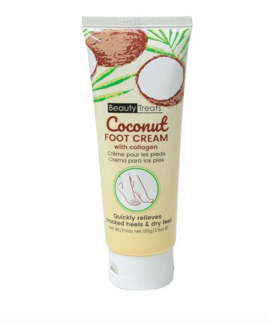 Beauty Treats Coconut Foot Cream with Collagen