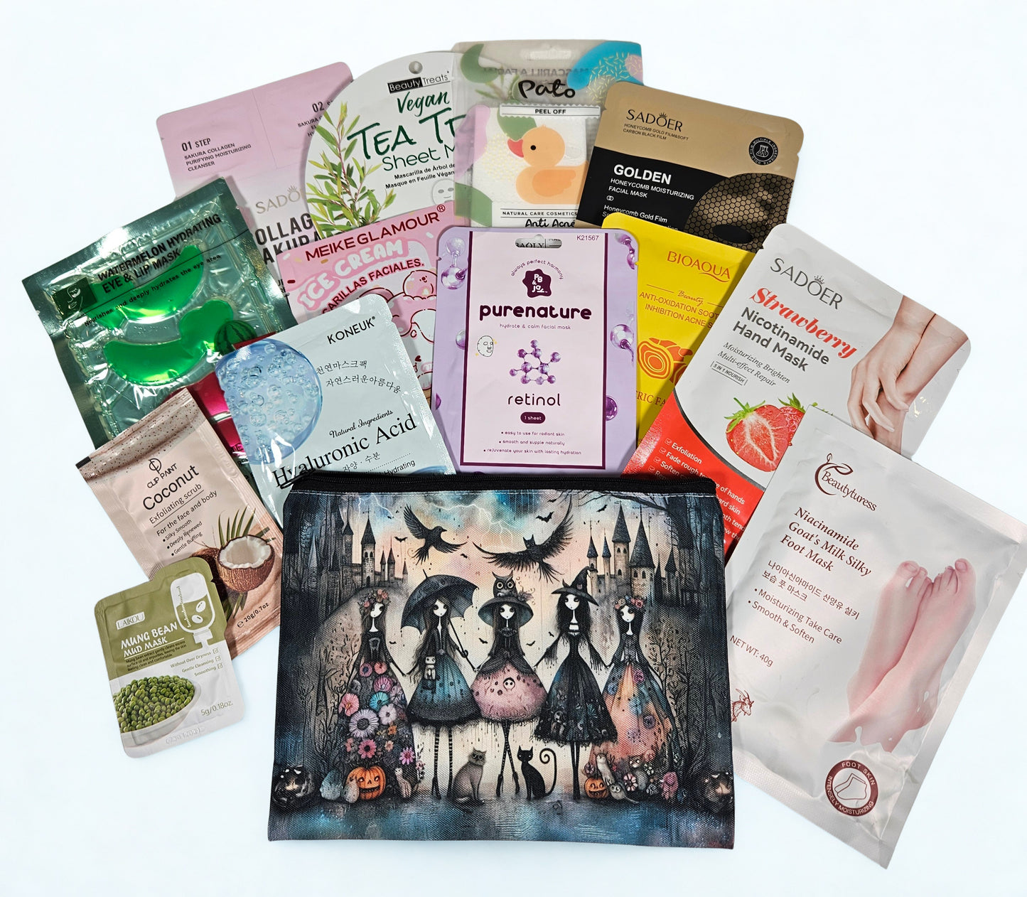 Bewitching Skincare Cosmetic Bag Bundle
