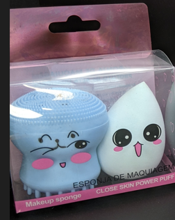 Octopus Cleansing Brush & Beauty Blender Set