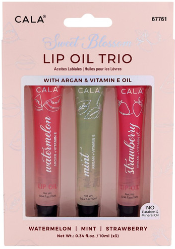 CALA Sweet Blossom Lip Oil Trio Set