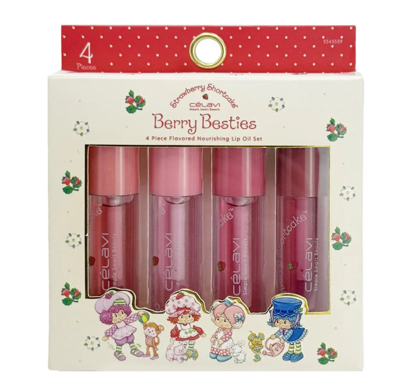 Celavi Strawberry Shortcake Berry Besties Lip Oil Set