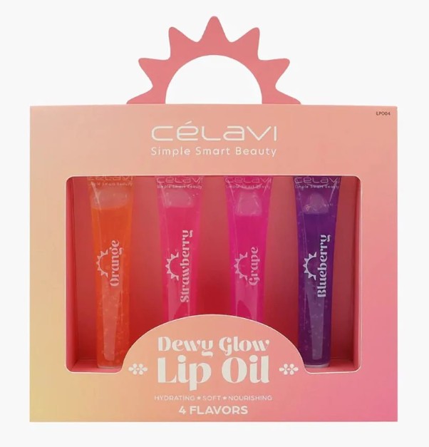 Celavi Dewy Glow Lip Oil Set