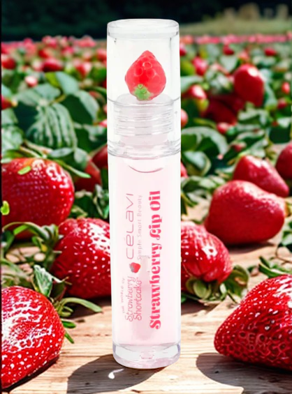 Celavi Strawberry Shortcake Tinted Lip Oil