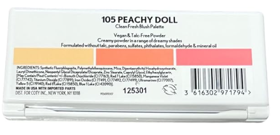 Covergirl Clean Fresh Blush Palette (Peachy Doll)