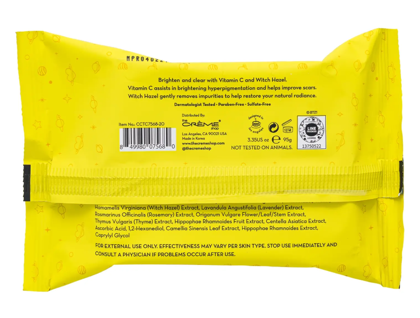 The Creme Shop Makeup Remover Wipes