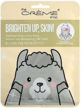 The Creme Shop Brighten Up Skin Animated Llama Sheet Mask