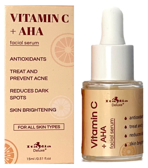 Italia Deluxe Facial Serum - Vitamin C & AHA