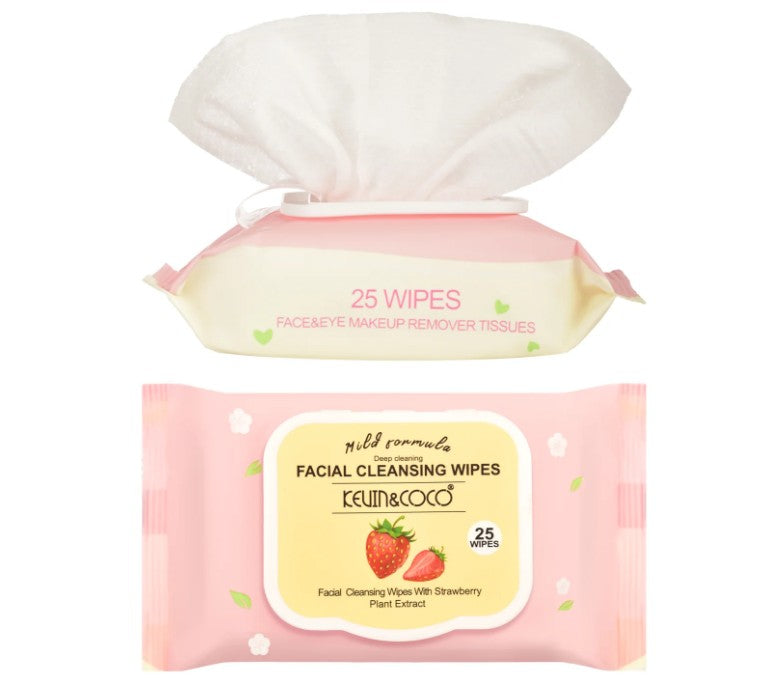 Kevin & Coco Facial Cleanser Makeup Remover Wipes