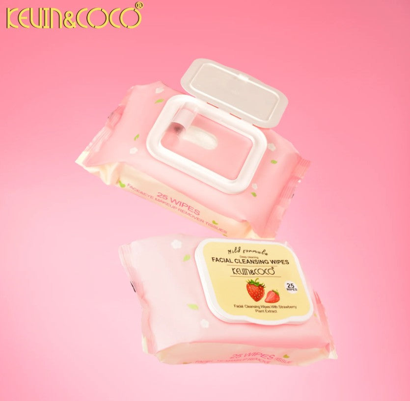 Kevin & Coco Facial Cleanser Makeup Remover Wipes