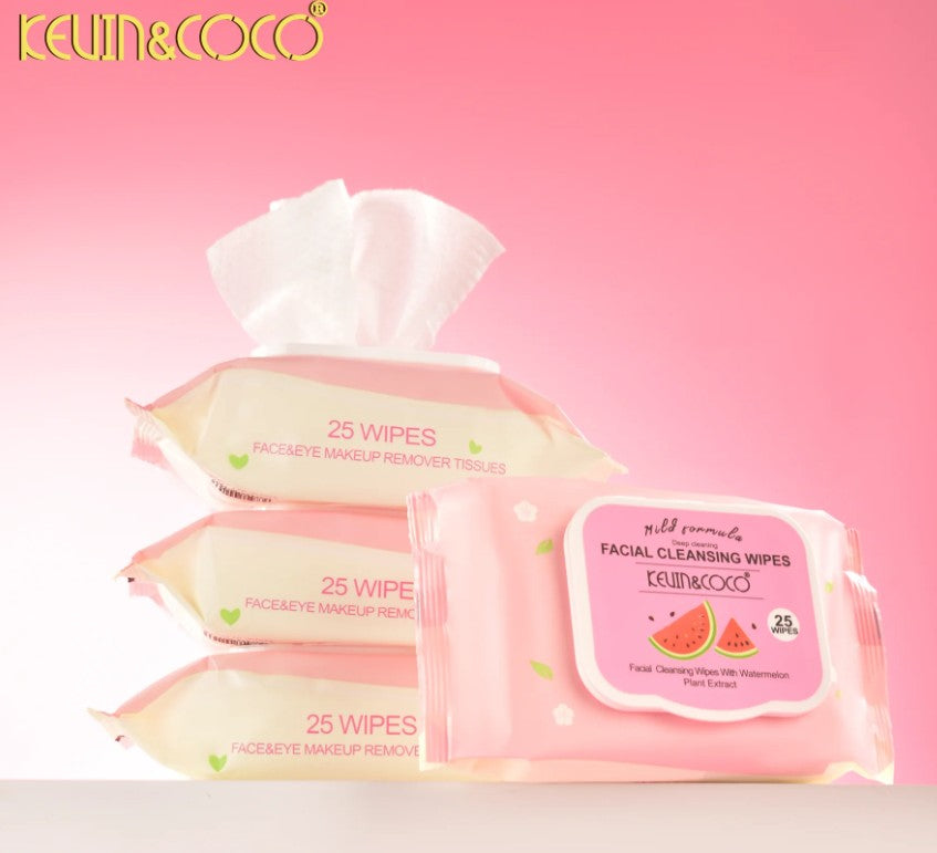 Kevin & Coco Facial Cleanser Makeup Remover Wipes