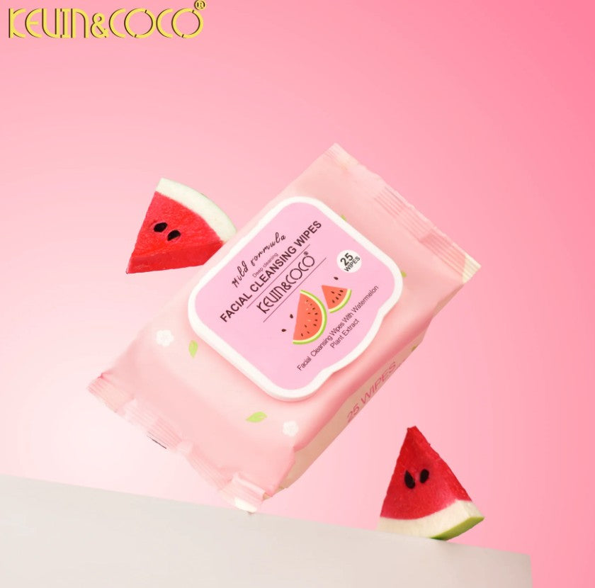 Kevin & Coco Facial Cleanser Makeup Remover Wipes