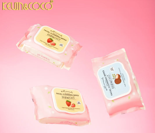 Kevin & Coco Facial Cleanser Makeup Remover Wipes